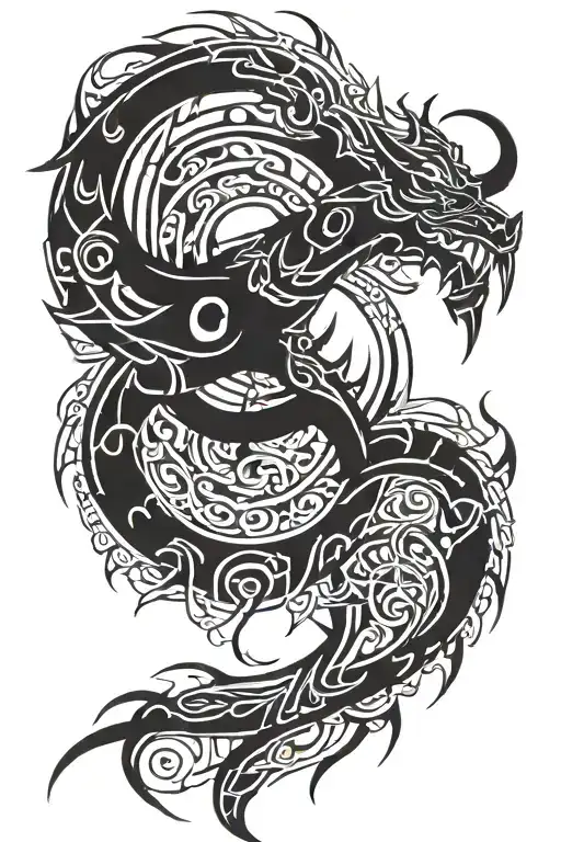 brand of sacrifice from the berserk manga but in a cyber sigilism / tribal art style tattoo design idea