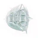 A geometric representation of the Fibonacci sequence incorporating the Pitágoras theorem tattoo design idea