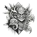 nordic brutal tattoo design idea