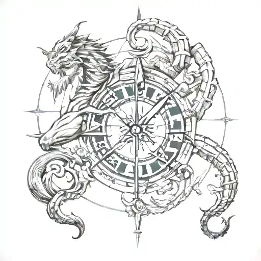 Sagitarius, Scorpio, Capricorn, Libra tattoo design idea
