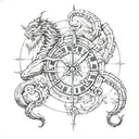 Sagitarius, Scorpio, Capricorn, Libra tattoo design idea