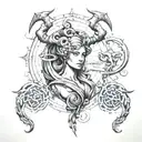 Sagitarius, Scorpio, Capricorn, Libra tattoo design idea