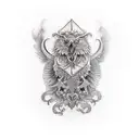 Create a tattoo design that incorporates the beauty of Polish architecture and bridges tattoo design idea