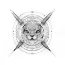 pen and paper tattoo design idea