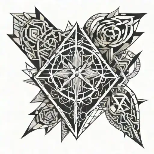 love and pain hurt torture tattoo design idea