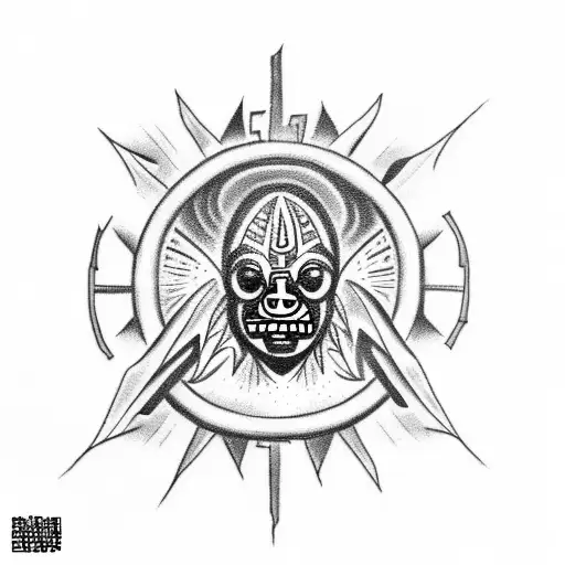 godhead from the binding of isaac tattoo design idea