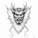 devil tattoo design idea