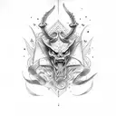 devil tattoo design idea