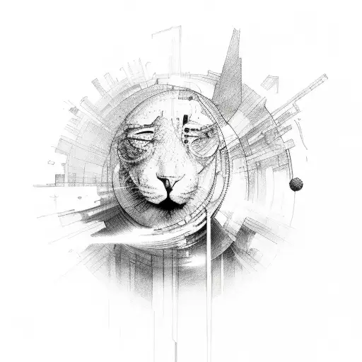 silent . and receive the light from universe  tattoo design idea