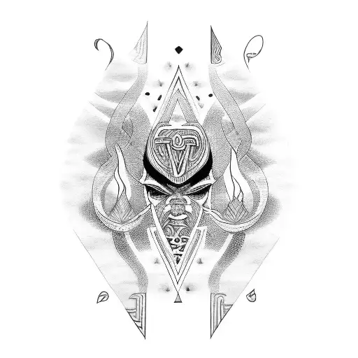 Maori band meaning split personality tattoo design idea