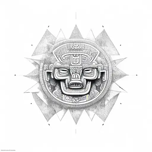 Mayan tattoo design idea
