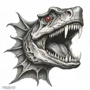 bite tattoo design idea