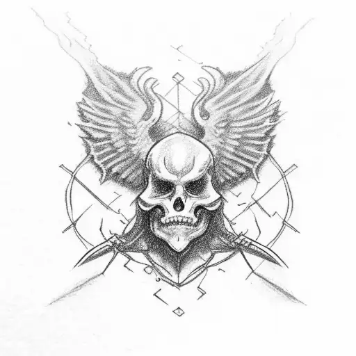 A tiny fire symbol on the neck with a motivational quote about overcoming obstacles tattoo design idea