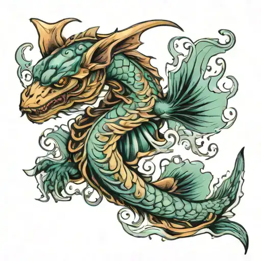 leviathan back tattoo   tattoo design idea