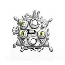 spongebob tattoo design idea