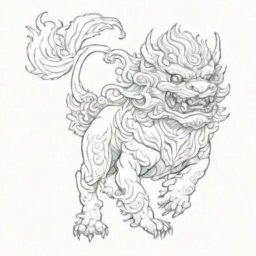 1,366+ Foo Dog Tattoo Ideas in 2024 - BlackInk AI