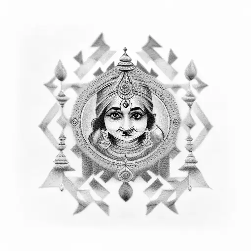 combinatorial of name of my parents ( Rakesh, Rani, Sanjay, Anjana)  tattoo design idea