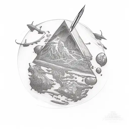 "the world is quiet here" writing tattoo tattoo design idea