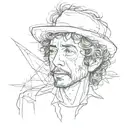 bob dylan art tattoo tattoo design idea
