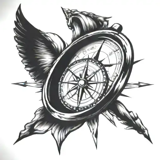 Compass Home is where my heart is... tattoo design idea