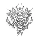 a vase tattoo design idea