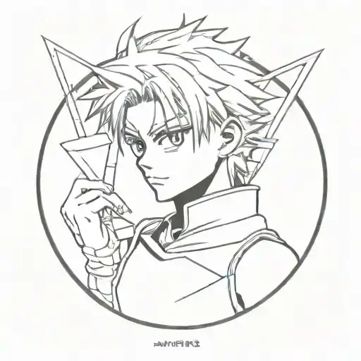 hunter x hunter tattoo design idea