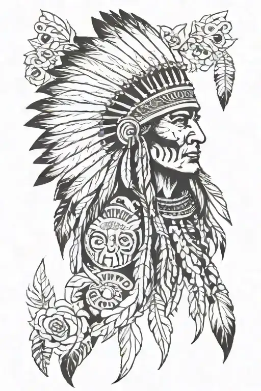 native american traditional tattoo tattoo design idea