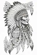 native american traditional tattoo tattoo design idea