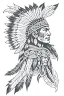 native american traditional tattoo tattoo design idea