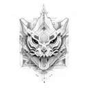 Architecture tattoo design idea