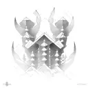 Architecture tattoo design idea