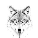 Wolf Evil tattoo design idea