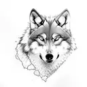 Wolf Evil tattoo design idea