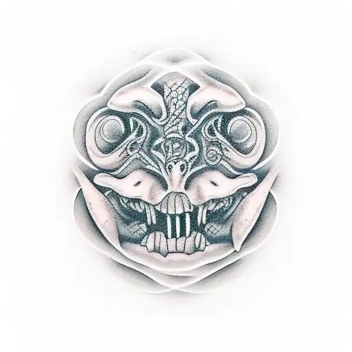 background noise anxiety tattoo design idea