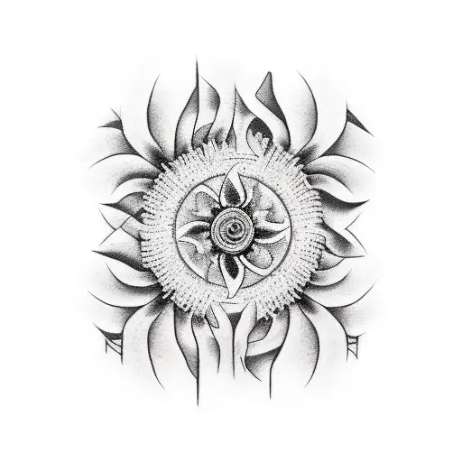 background noise anxiety tattoo design idea