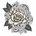 Simple line, abstract, self love, acceptance, courage, going with the flow, wanderlust  tattoo design idea