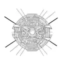 rollercoaster  tattoo design idea