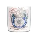 kintsugi inspired tea cup tattoo design idea