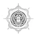 serenity prayer tattoo design idea