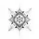 serenity prayer tattoo design idea