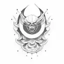 serenity prayer tattoo design idea