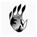 paw scratch  tattoo design idea