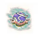 Swamp Cypress  tattoo design idea