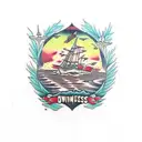 Swamp Cypress  tattoo design idea