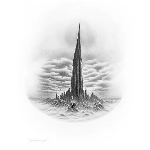 the dark Tower by Stephen king  tattoo design idea
