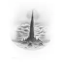the dark Tower by Stephen king  tattoo design idea