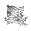 we the people, American flag, lady liberty  tattoo design idea