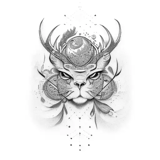 ambition and gratitude tattoo design idea