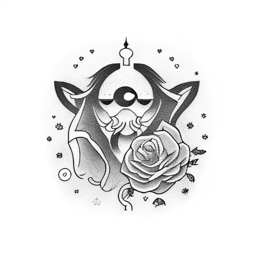 Text Nina I love you tattoo design idea