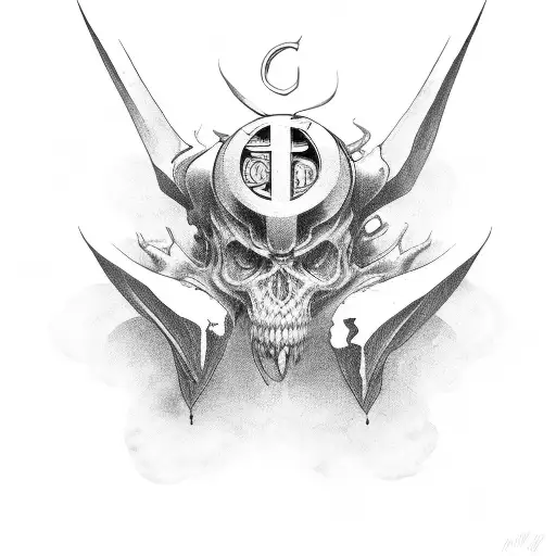 mammon tattoo design idea